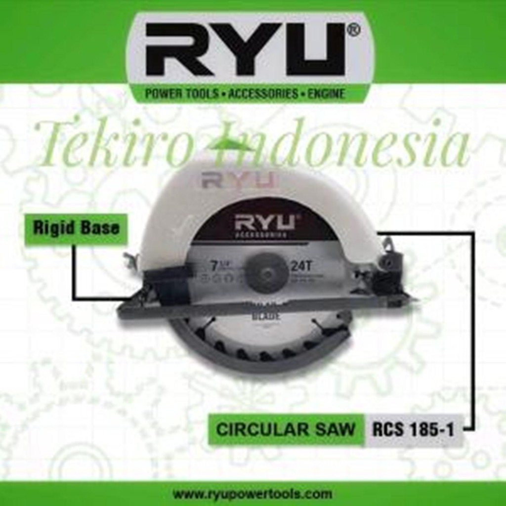 Circular Saw RYU 7 Inch TEKIRO Mesin Circle Gergaji Kayu