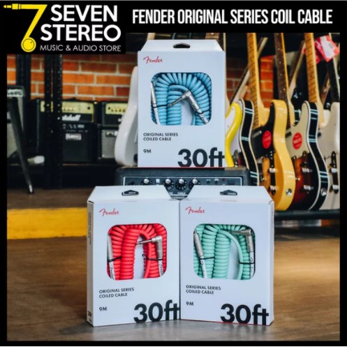 Fender Original Series Coiled Instrument Cable 30 ft