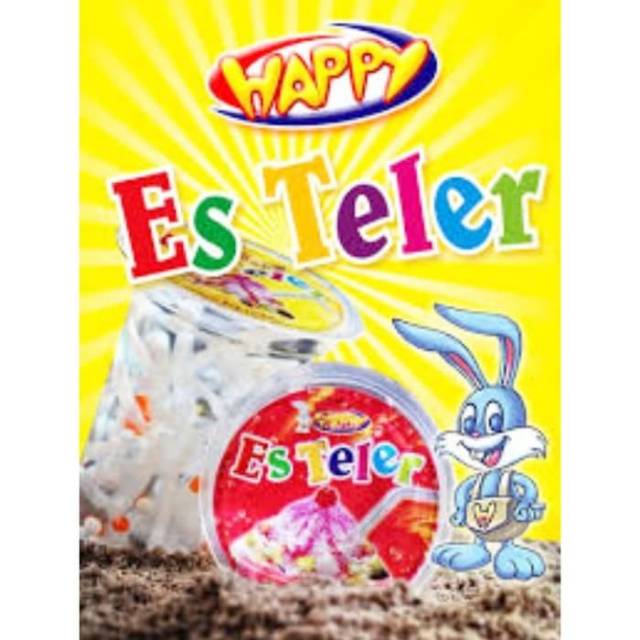 Happy Es Teler Minuman Segar Bubble Nata De Coco Dalam Kemasan Gelas 170 Ml Isi 24 Shopee Indonesia