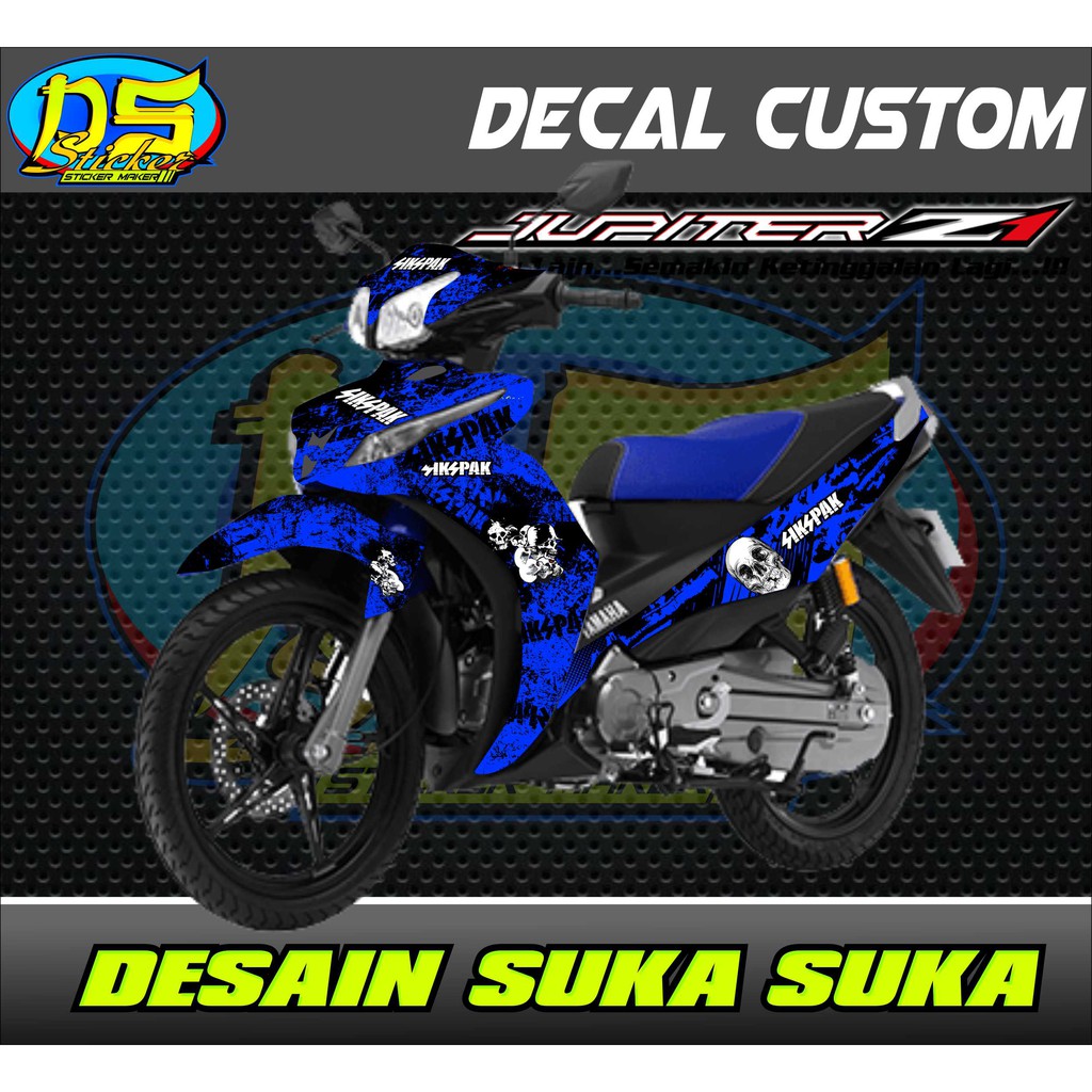 Decal Stiker Yamaha Jupiter Z1 Sikspak Shopee Indonesia