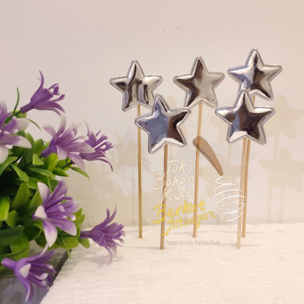 CAKE TOPPER BINTANG / TOPPER LUCU / HIASAN CAKE