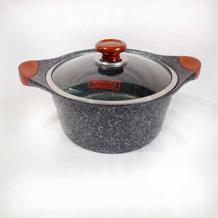 Moegen Casserolle Granit Panci Anti Lengket