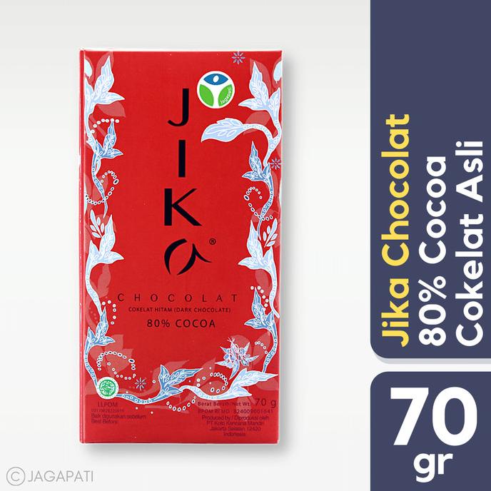 

Jika Chocolat - 80 % 70g - Dark Chocolate - Cokelat Hitam - Cemilan