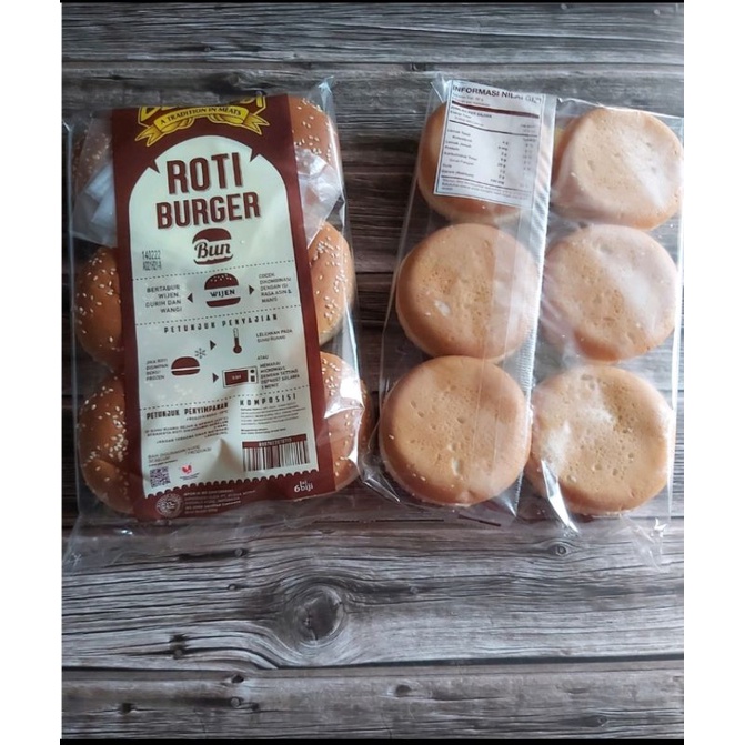 

Roti Burger Bernardi Wijen isi 6