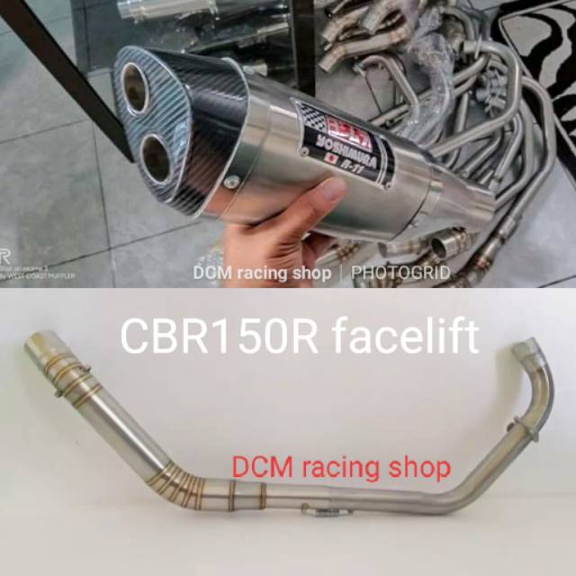 Knalpot racing Yoshimura R11 Titan CBR150R facelift full system