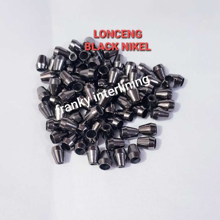 

NEW STOPPER LOBI UJUNG TALI KUR DLL STAINLESS - BLCK NIKEL LONC, ISI 10 BUAH