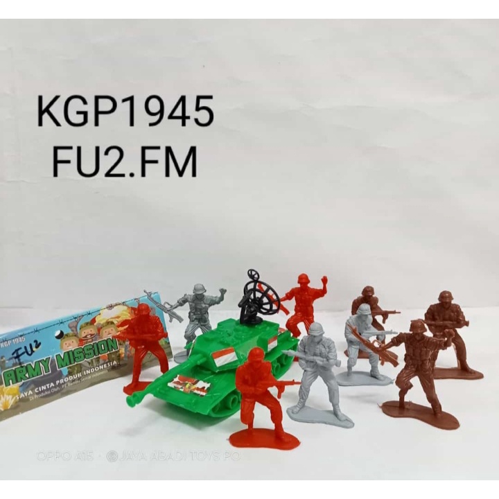 KGP 1945 - Mainan Patung Tentara Military Army Mission KGP1945