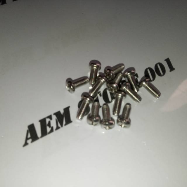 Baut JP M4 X 10 (1cm) stainless 304 pan screw