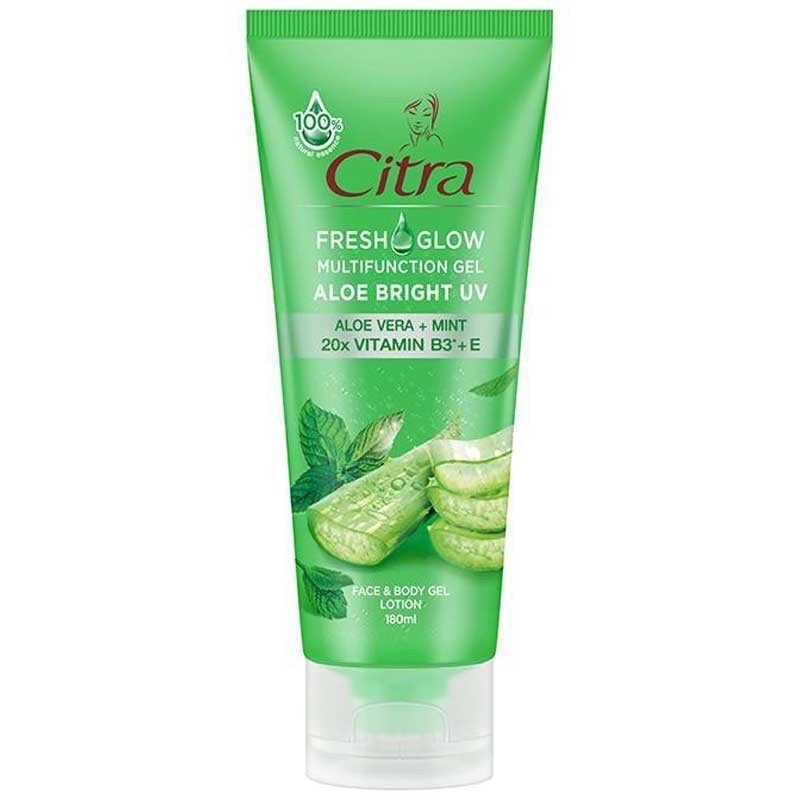 Citra Fresh Glow Aloe Multifunction Gel - gel lidah buaya / melembapkan / kulit kering