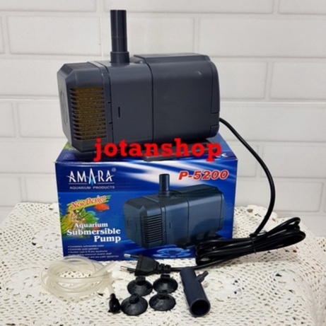 Amara P-5200 AA P 5200 P5200 Pompa air celup Aquarium Kolam air mancur Hidroponik