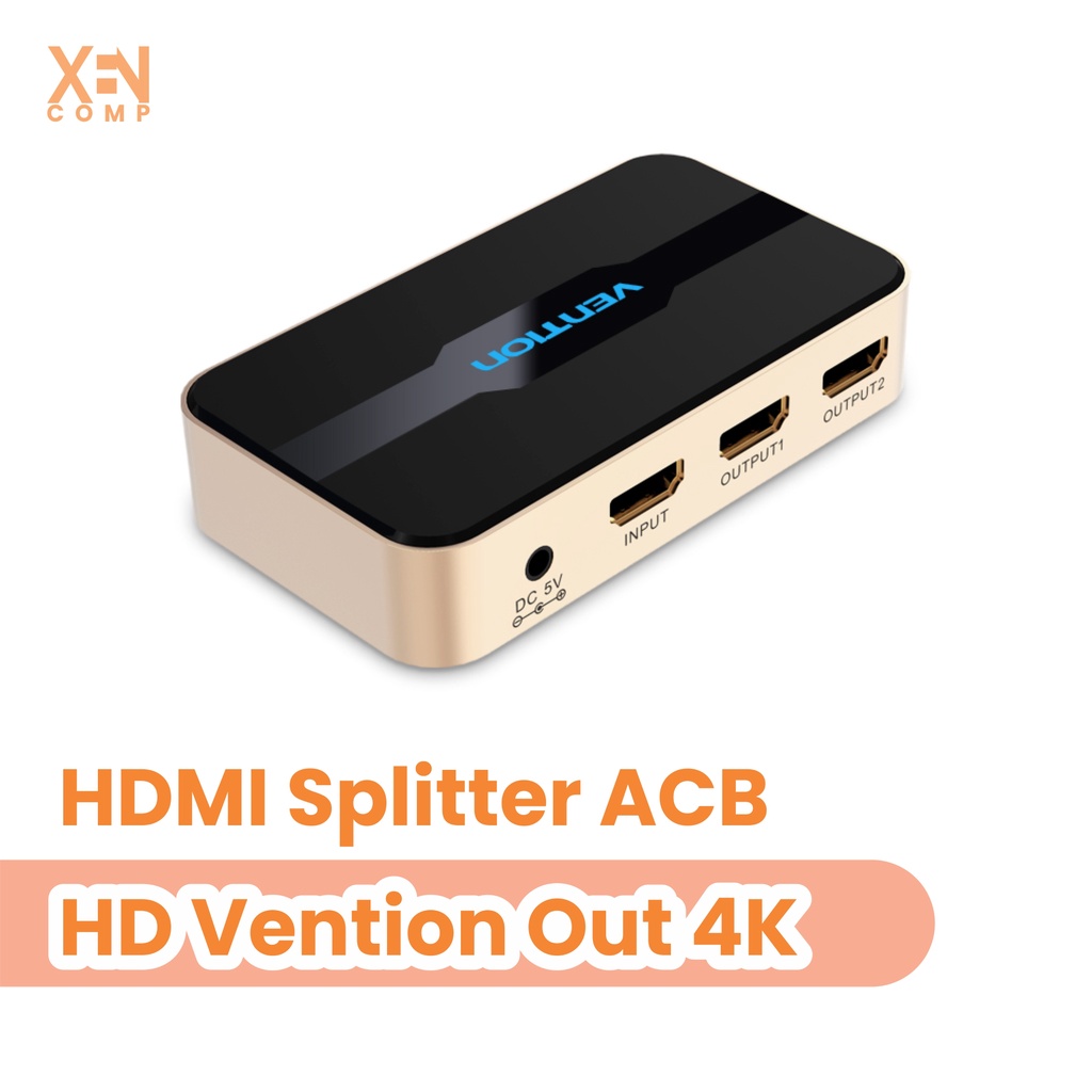 High Splitter ACB HD Vention Out HDMI 3D in Quality 4K 1 Full HDMI