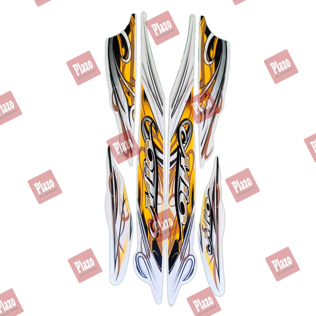 striping motor / sticker body mio sporty 2010 putih