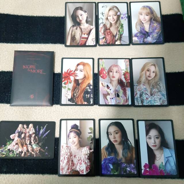 [SHARING Versi A/B/C] TWICE Photocard Benefit - Official from Album More & More 9th Mini More and ji