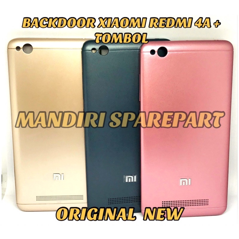 BACKDOOR TUTUP BATRE XIAOMI REDMI 4A NEW BACKDOOR XIAOMI 4A TUTUP BATRE REDMI 4A
