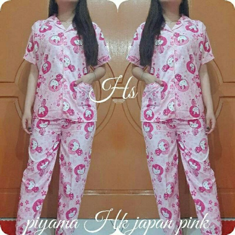 Piyama Hello Kitty - Hx St Piyama Cp HK Japan - Setelan Piyama