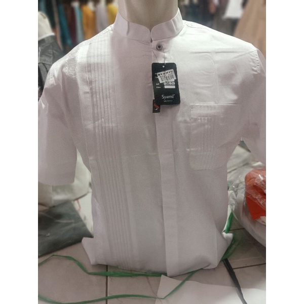 baju Koko brand syamil lengan pendek