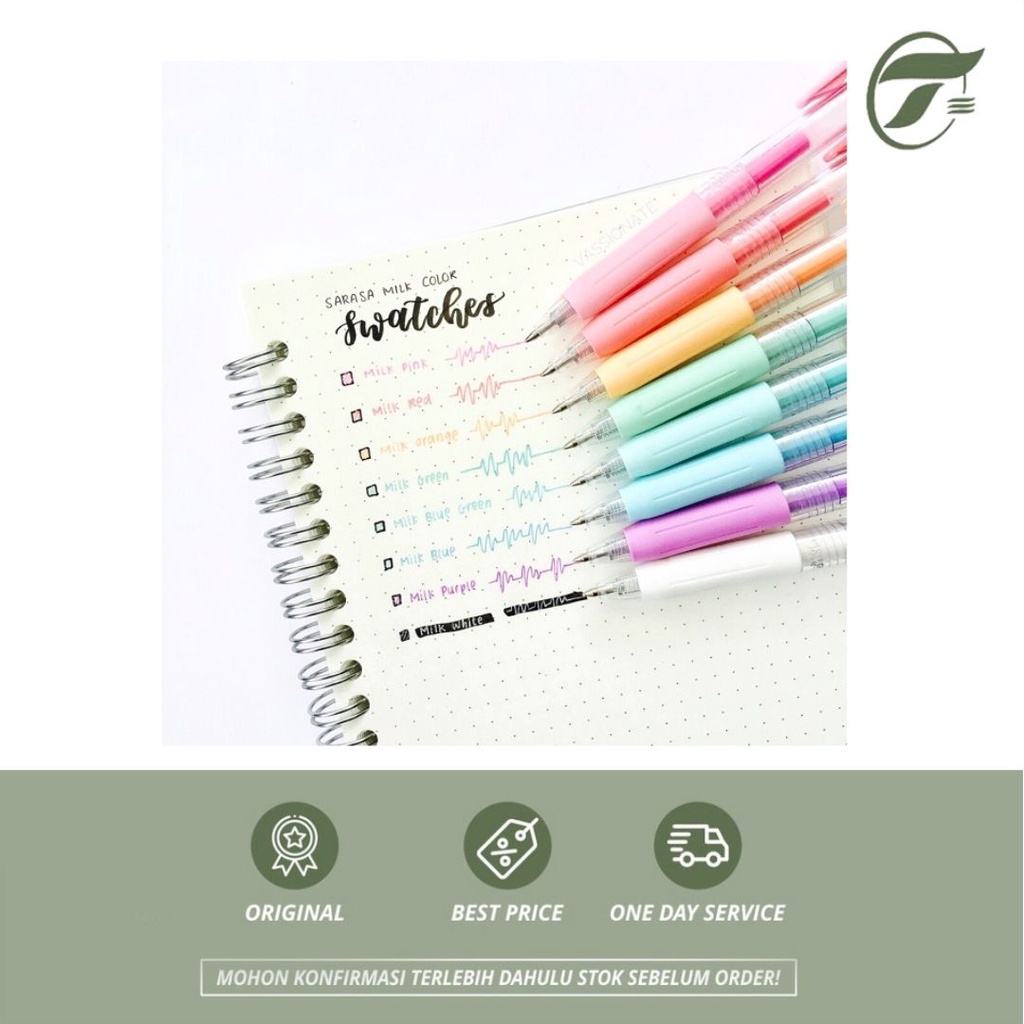 

BEST SELLER !!BALLPEN SARASA CLIP 0.5 MILKY ECER ZEBRA (BLUE GREEN/GREEN/WHITE/BLUE/ORANGE/PINK/PURPLE/RED)