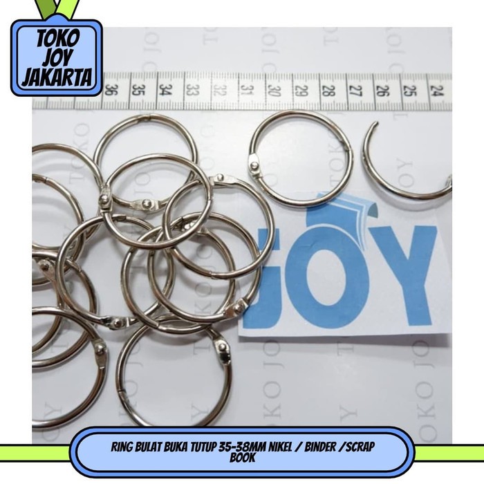 

Ring Binder 3,5cm Bulat Buka tutup Scrap book 35 mm