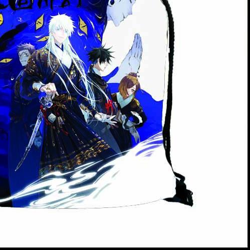 ❊ Stringbag Tas Serut Ransel ANIME Backpack Tahan Air Jujutsu Kaisen Kanji Yuuji Sukuna Gojo FULLCOL