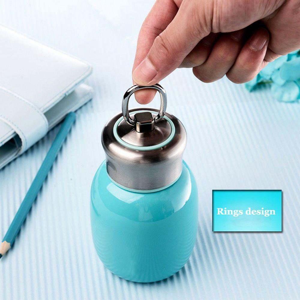 [Elegan] Termos Cangkir Warna Permen Kualitas Tinggi Portabel Lucu Stainless Steel Perlengkapan Minum Compact Vacuum Flasks