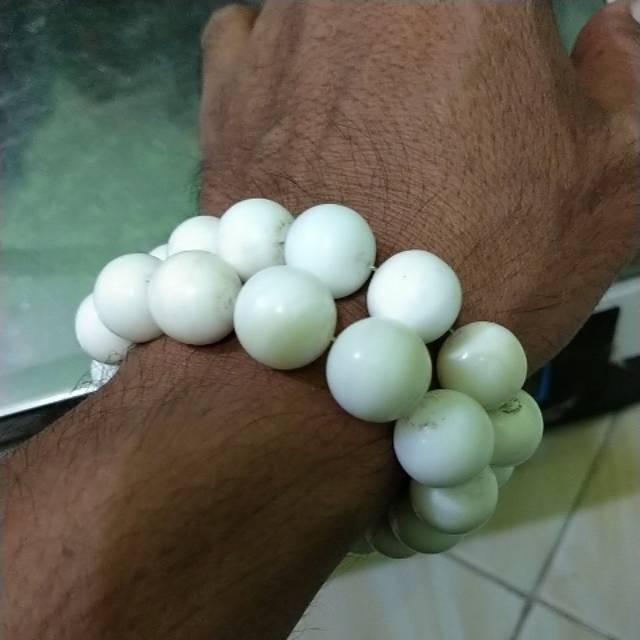 Gelang tasbe kerang mutiara laut