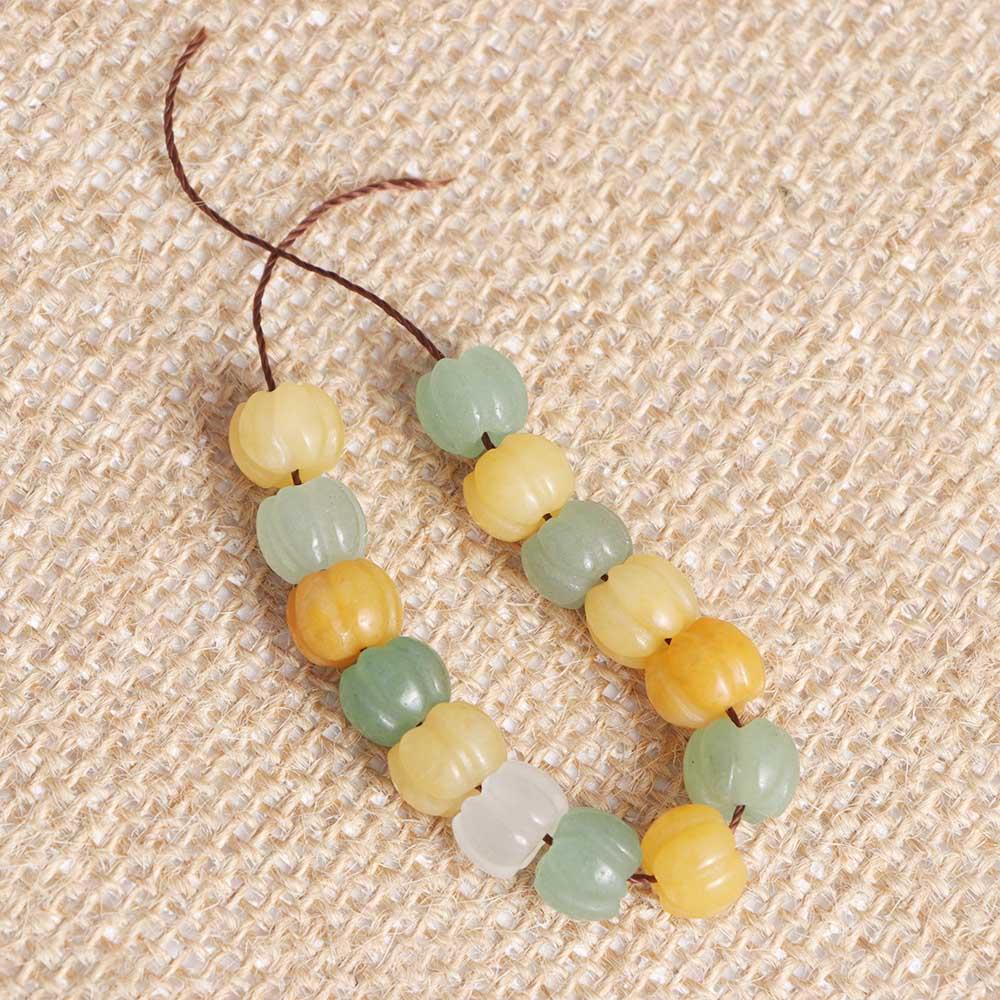 AUGUSTINA Manik-manik Longgar 5 Pcs Handmade Kalung Gelang Manik-Manik Tusuk Jarum Temuan Kerajinan Membuat Perhiasan DIY