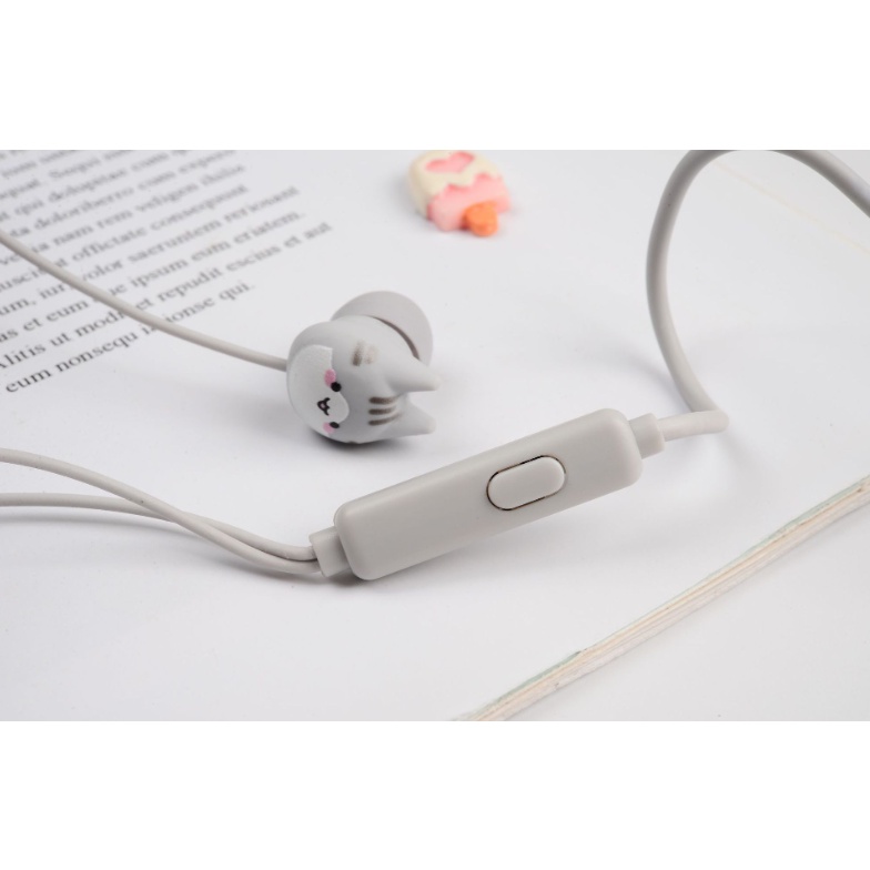 [E-213] Set Earphone PANTAT Hewan / Headset Karakter Animal Butt Lucu / Wadah Earphone Bulat Motif Bokong Animal / Earphone Pantat Kucing Pantat Corgi Pantat Babi