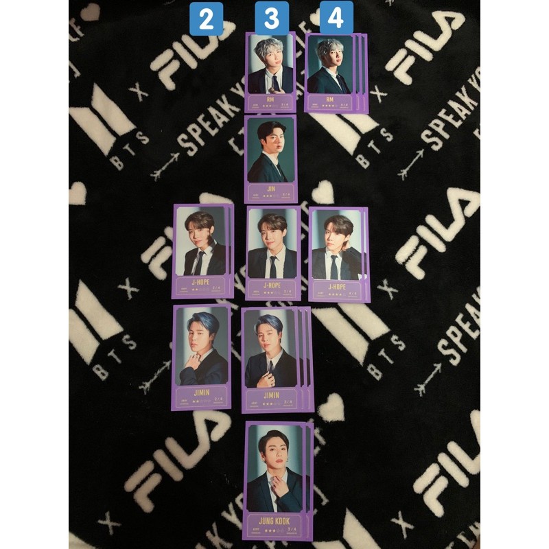 BTS MESSAGE PHOTO BANG BANG CON BBC RM JIN J-HOPE JIMIN JUNGKOOK NAMJOON