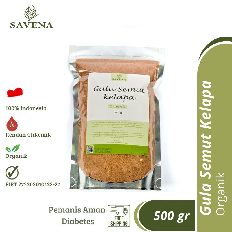 

Savena Gula Semut Kelapa Organik 500 gram