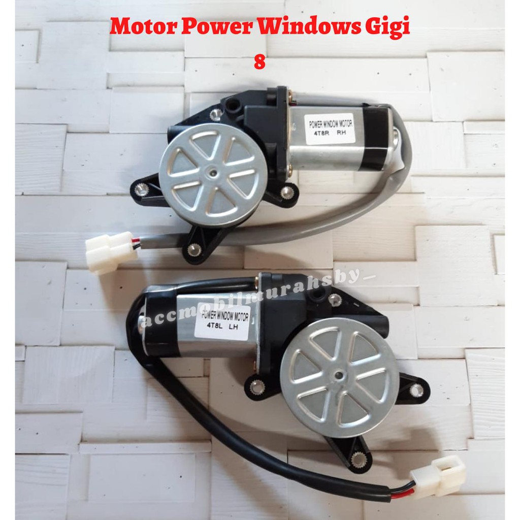 Motor Power Window Universal Baut 4 gigi 8 - kanan / kiri