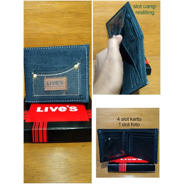 dompet distro bahan jeans