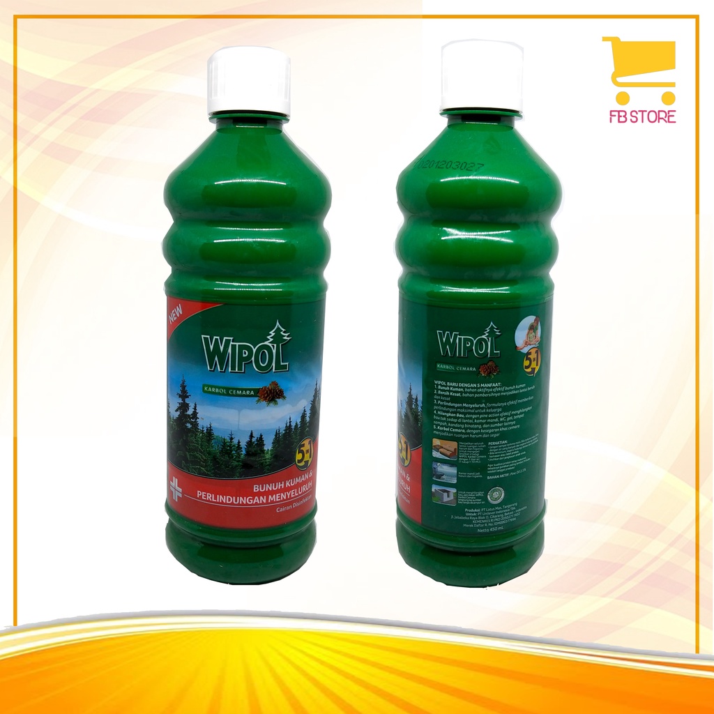 Cairan Disinfektan Wipol Botol 450 ml