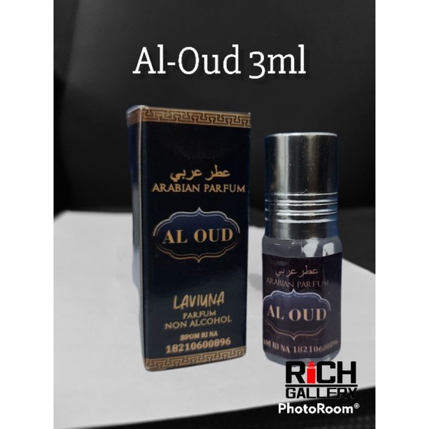 Parfum Sholat Roll On Al-Oud Original Non Alkohol 3ml