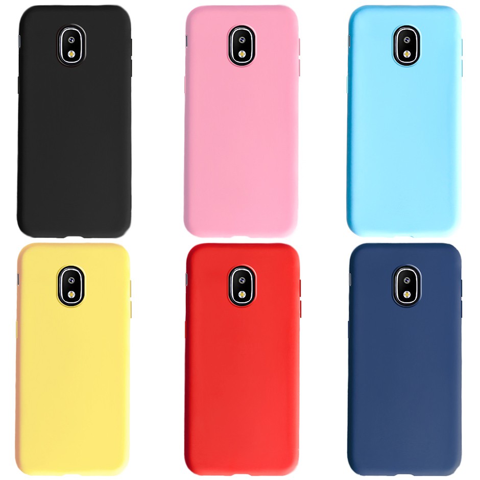 Samsung Galaxy J3 17 J330 J330f J3 Pro Case Candy Color Soft Silicone Tpu Cover Phone Casing Shopee Indonesia