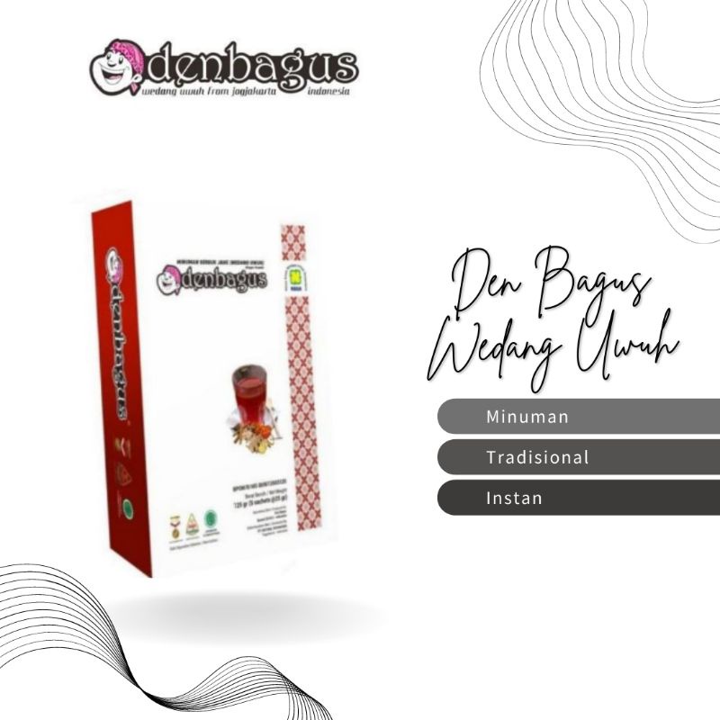 

DENBAGUS Wedang Uwuh Serbuk - Wedang Uwuh Herbal Instan Serbuk 5 Sachet