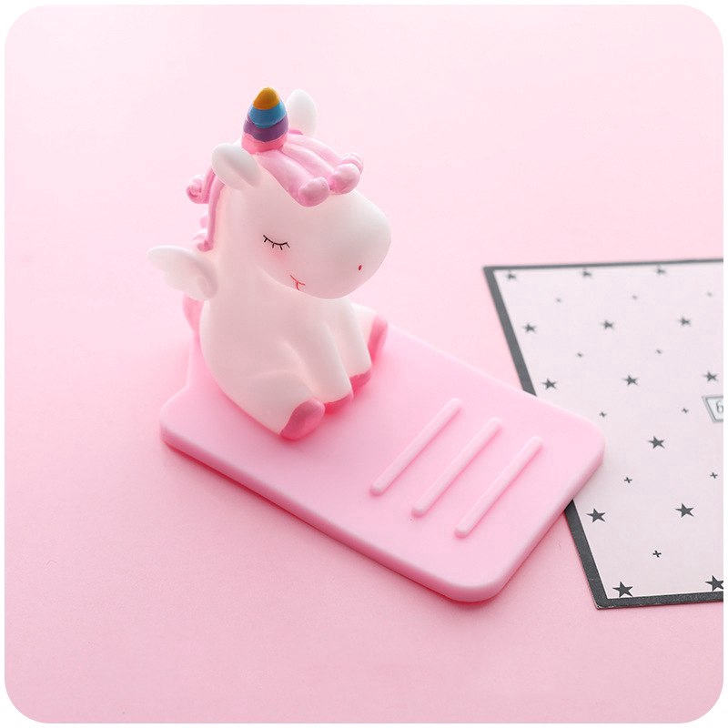 Holder Handphone unicorn adjustable desktop Lucu Dan Sederhana.