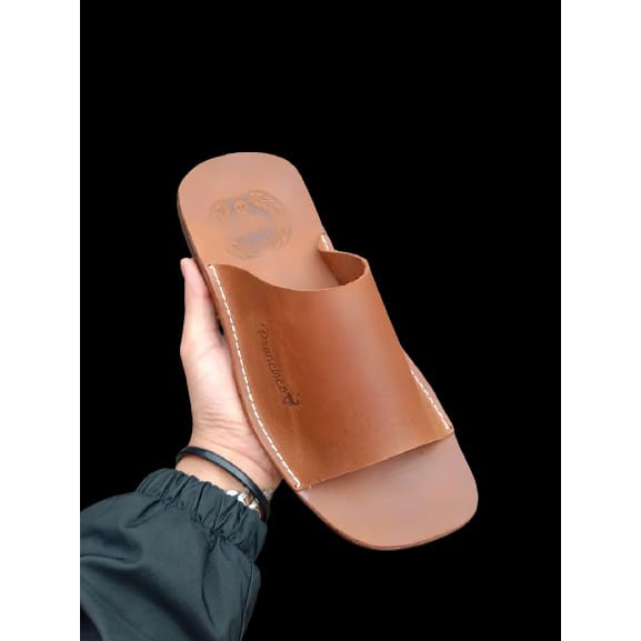 Sandal Jepit Kulit Model Slop Strap Kokop Premium