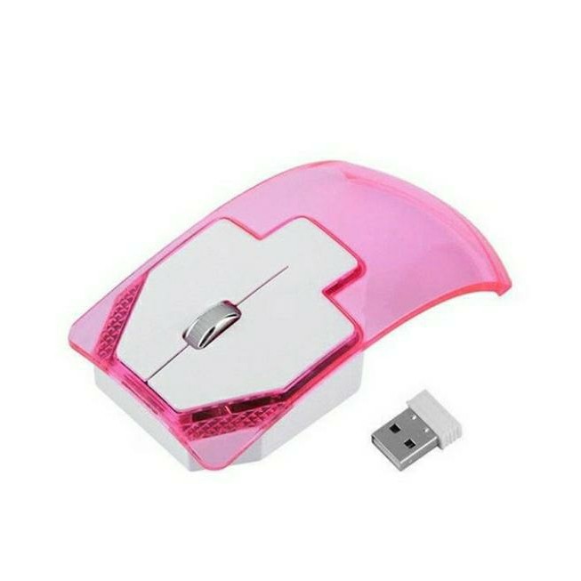 Mouse Wireless transparan colour WIRELESS