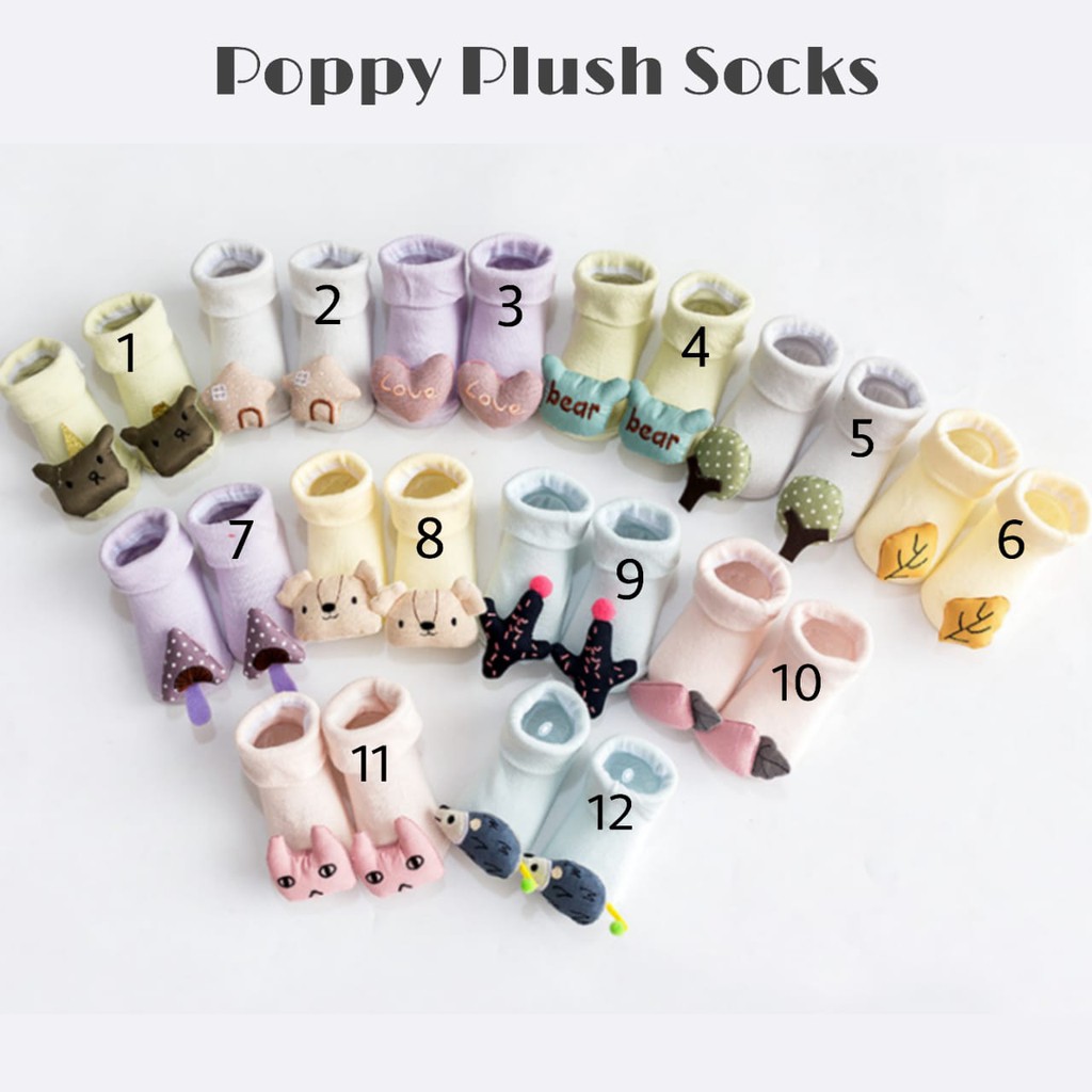 Poppy Plush Socks/ Kaos kaki Anak