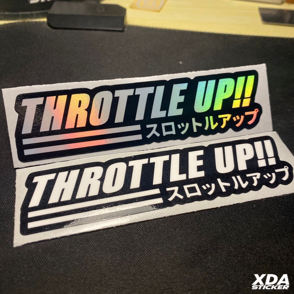 

STIKER/STICKER PRINTCUTT THROTTLE UP!!