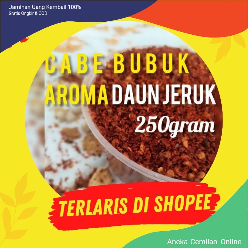 

250gram CABE BUBUK AROMA DAUN JERUK