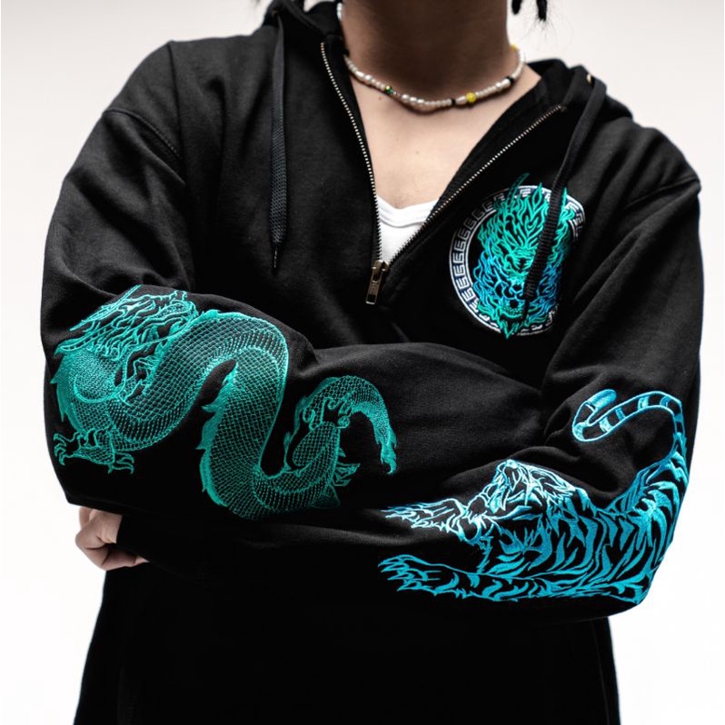 FTH x EVOS ESPORTs Pullover hoodie "Ryuko" Sz L