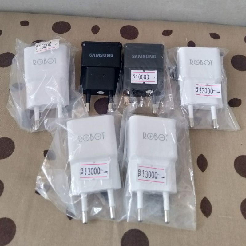 Batok Charger, Kepala Casan / Adaptor ROBOT dan SAMSUNG
