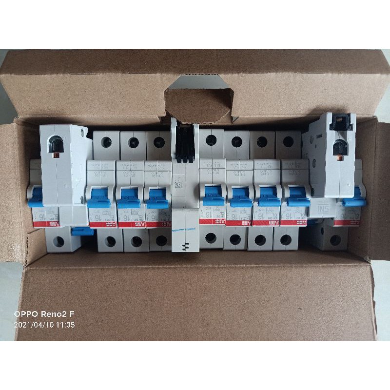 MCB ABB 16A BIRU PLN ORI