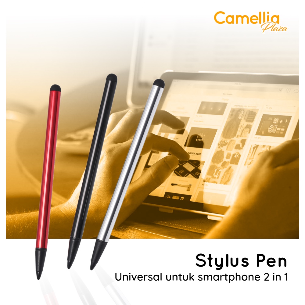 Stylus Pen  Drawing pen 2 in 1 Universal Ballpoint Pulpen Stylush For Hp Android Tablet Touchscreen