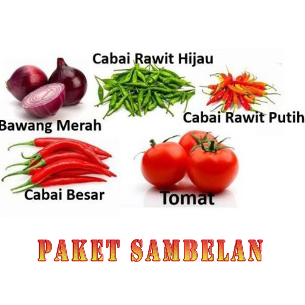 

Sambelan 1 bungkus ±300gram