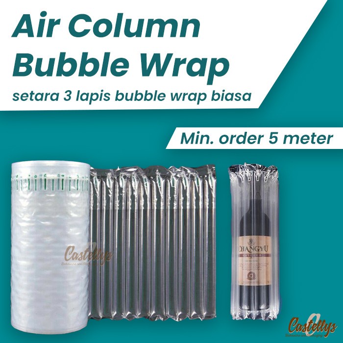 

Inflatable Air Column Wrap Alternatif Bubble Wrap Pembungkus Packing