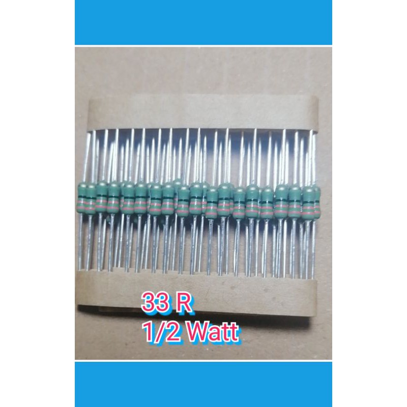 10pcs ,RESISTOR ,33R ,1/2 ,watt ,original ,japan