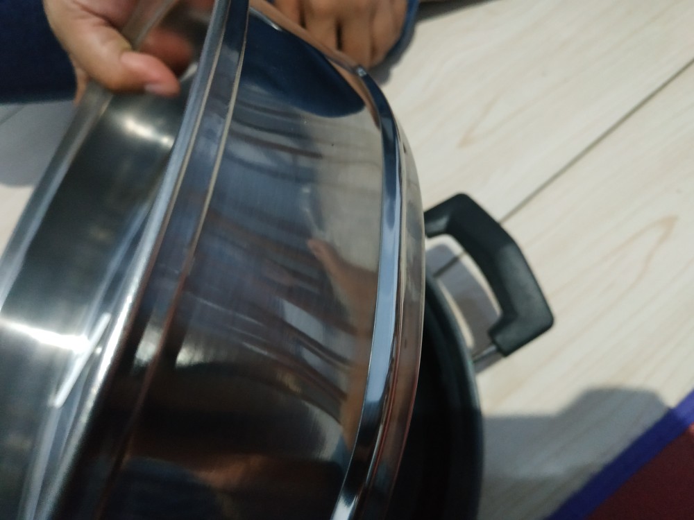 Panci Steamer/ Panci Pengukus Lubang Besar Kukus Stainless Steel 28cm Cooking Pot