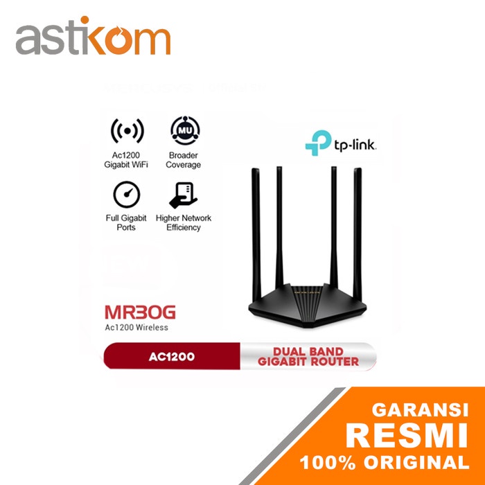 Mercusys MR30G AC1200 Wireless Dual Band Gigabit Router